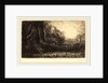 View of a Chateau by Alphonse Legros