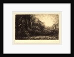View of a Chateau by Alphonse Legros