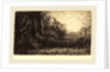 View of a Chateau by Alphonse Legros