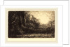 View of a Chateau by Alphonse Legros