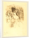 Anna Held and Baldy, 1896 by Henri de Toulouse-Lautrec