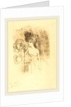 Anna Held and Baldy, 1896 by Henri de Toulouse-Lautrec