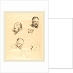 Four Sketches of Ambroise Vollard, c. 1910 by Jean-Louis Forain