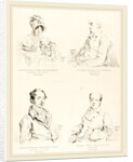 Sylvester Lord Glenbervie; Katherine Anne Glenbervie; Frederic Earl of Guilford; Frederic Sylvester Douglas, 1815 by Jean-Auguste-Dominique Ingres
