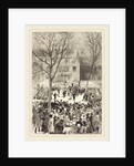 Manifestation populaire du 27 Février pour fêter le 80 année de Victor Hugo, 1881 by Daniel Vierge