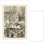 Manifestation populaire du 27 Février pour fêter le 80 année de Victor Hugo, 1881 by Daniel Vierge