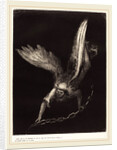 Apres cela je vis descendre du ciel un ange qui avait la clef de l'abime, et une grande chaine en sa main, 1899 by Odilon Redon