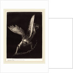 Apres cela je vis descendre du ciel un ange qui avait la clef de l'abime, et une grande chaine en sa main, 1899 by Odilon Redon