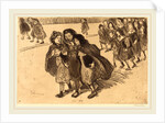 Girls Coming from School by Théophile Alexandre Steinlen