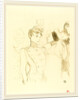 Lender and Lavalliere, 1895 by Henri de Toulouse-Lautrec