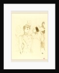 Lender and Lavalliere, 1895 by Henri de Toulouse-Lautrec
