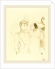 Lender and Lavalliere, 1895 by Henri de Toulouse-Lautrec