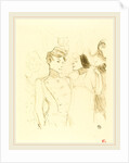 Lender and Lavalliere, 1895 by Henri de Toulouse-Lautrec