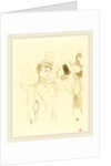 Lender and Lavalliere, 1895 by Henri de Toulouse-Lautrec