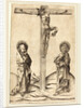 The Crucifixion, c. 1475 by Israhel van Meckenem