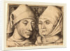Double Portrait of Israhel van Meckenem and His Wife Ida, c. 1490 by Israhel van Meckenem