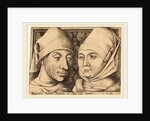 Double Portrait of Israhel van Meckenem and His Wife Ida, c. 1490 by Israhel van Meckenem