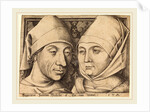 Double Portrait of Israhel van Meckenem and His Wife Ida, c. 1490 by Israhel van Meckenem