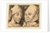 Double Portrait of Israhel van Meckenem and His Wife Ida, c. 1490 by Israhel van Meckenem