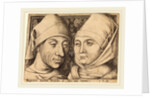 Double Portrait of Israhel van Meckenem and His Wife Ida, c. 1490 by Israhel van Meckenem
