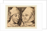Double Portrait of Israhel van Meckenem and His Wife Ida, c. 1490 by Israhel van Meckenem