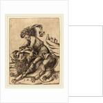 Samson and the Lion, c. 1475 by Israhel van Meckenem