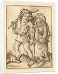 Farmer and Wife with Goose, c. 1490 by Wenzel von Olmutz