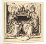 Christ Blessing the Virgin by Martin Schongauer