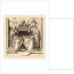 Christ Blessing the Virgin by Martin Schongauer