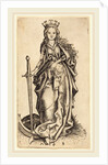Saint Catherine of Alexandria by Martin Schongauer