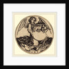Shield with Lion, Held by Angel by Martin Schongauer