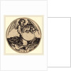 Shield with Lion, Held by Angel by Martin Schongauer