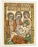 The Lamentation by Workshop of Master of the Borders with the Four Fathers of the Church