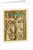 Adam and Eve by Workshop of Master of the Borders with the Four Fathers of the Church