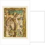 Adam and Eve by Workshop of Master of the Borders with the Four Fathers of the Church