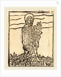 Saint Agnes verso, probably 1460-1480 by Anonymous
