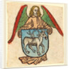 Bookplate of Hilprand Brandenburg of Bibrach, c. 1475 by Anonymous