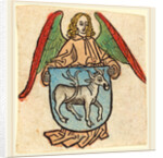 Bookplate of Hilprand Brandenburg of Bibrach, c. 1475 by Anonymous