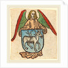 Bookplate of Hilprand Brandenburg of Bibrach, c. 1475 by Anonymous