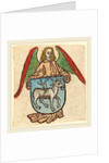 Bookplate of Hilprand Brandenburg of Bibrach, c. 1475 by Anonymous