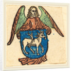 Bookplate of Hilprand Brandenburg of Bibrach, in or after 1500 by Anonymous