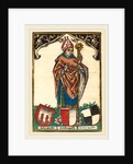 Bishop of Augsburg with Three Coats of Arms, c. 1485 by Anonymous