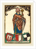 Bishop of Augsburg with Three Coats of Arms, c. 1485 by Anonymous