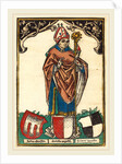 Bishop of Augsburg with Three Coats of Arms, c. 1485 by Anonymous