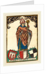 Bishop of Augsburg with Three Coats of Arms, c. 1485 by Anonymous