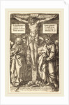 Christ on the Cross, 1553 by Heinrich Aldegrever
