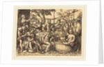 The Rich Man at the Table, 1554 by Heinrich Aldegrever