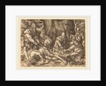 Traveler among Thieves, 1554 by Heinrich Aldegrever