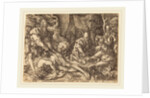 Traveler among Thieves, 1554 by Heinrich Aldegrever