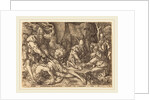 Traveler among Thieves, 1554 by Heinrich Aldegrever